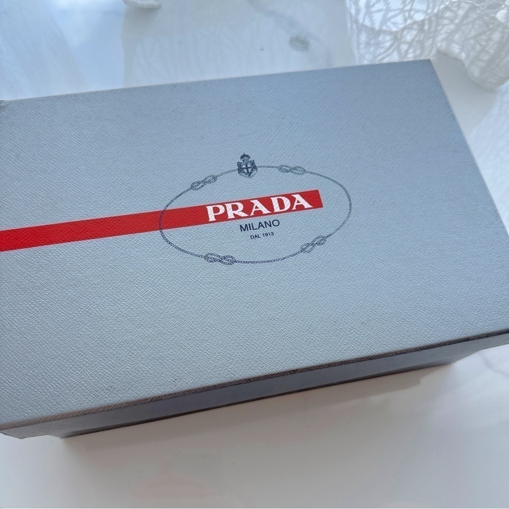 Prada Sport Leather White Sneakers - Size 40 - Picture 6 of 6